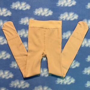 *** SOLD *** Fleece-Lined Skin Colored / Nude Leggings